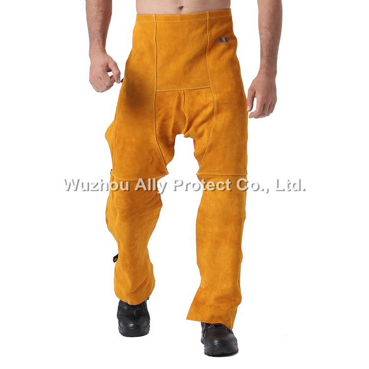 AP-2042 Golden Leather Welding Chap